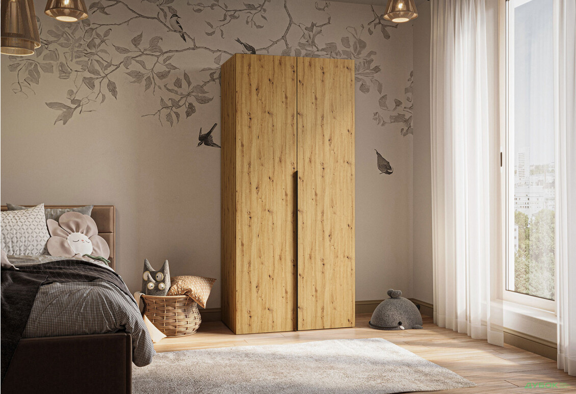 Изображение 2 - Шкаф Garant Соло 2D_Sh с полками 90 см, дуб артизан