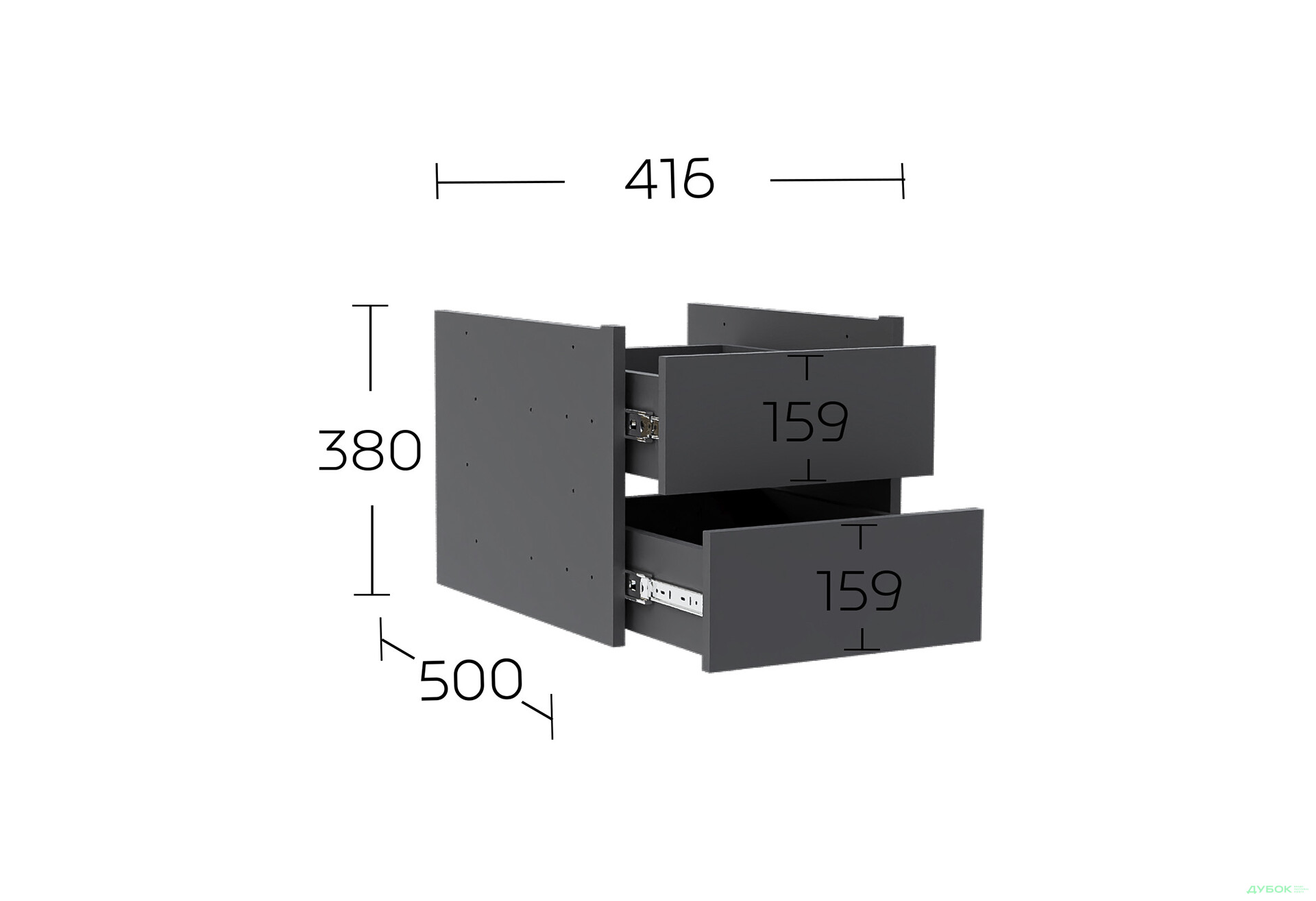 Изображение 4 - Блок шухляд Dr_1 графит Соло Garant