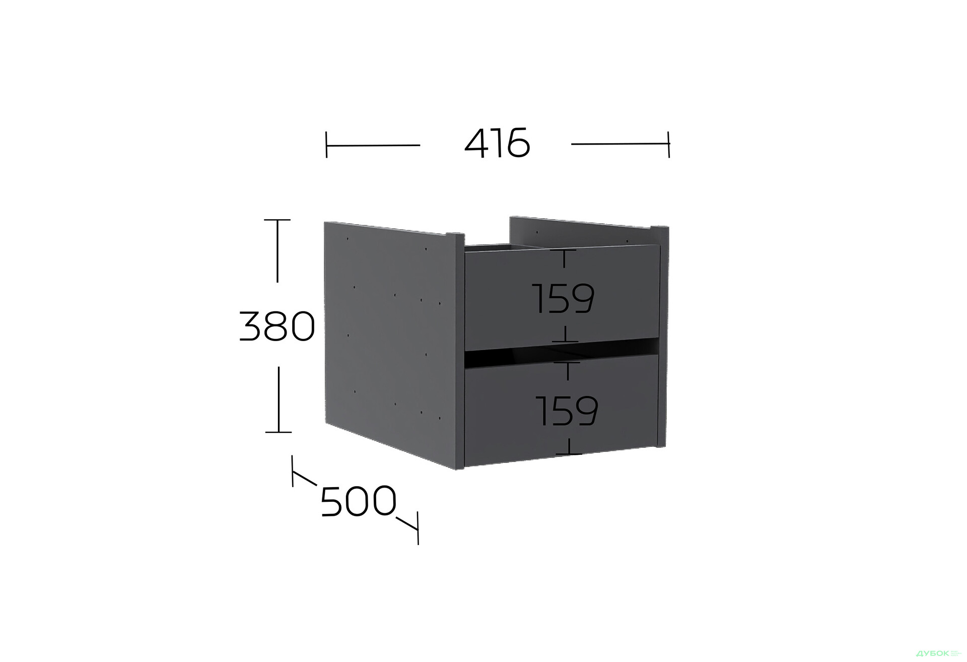 Изображение 3 - Блок шухляд Dr_1 графит Соло Garant