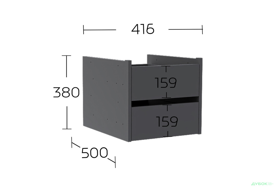 Изображение 3 - Блок шухляд Dr_1 графит Соло Garant