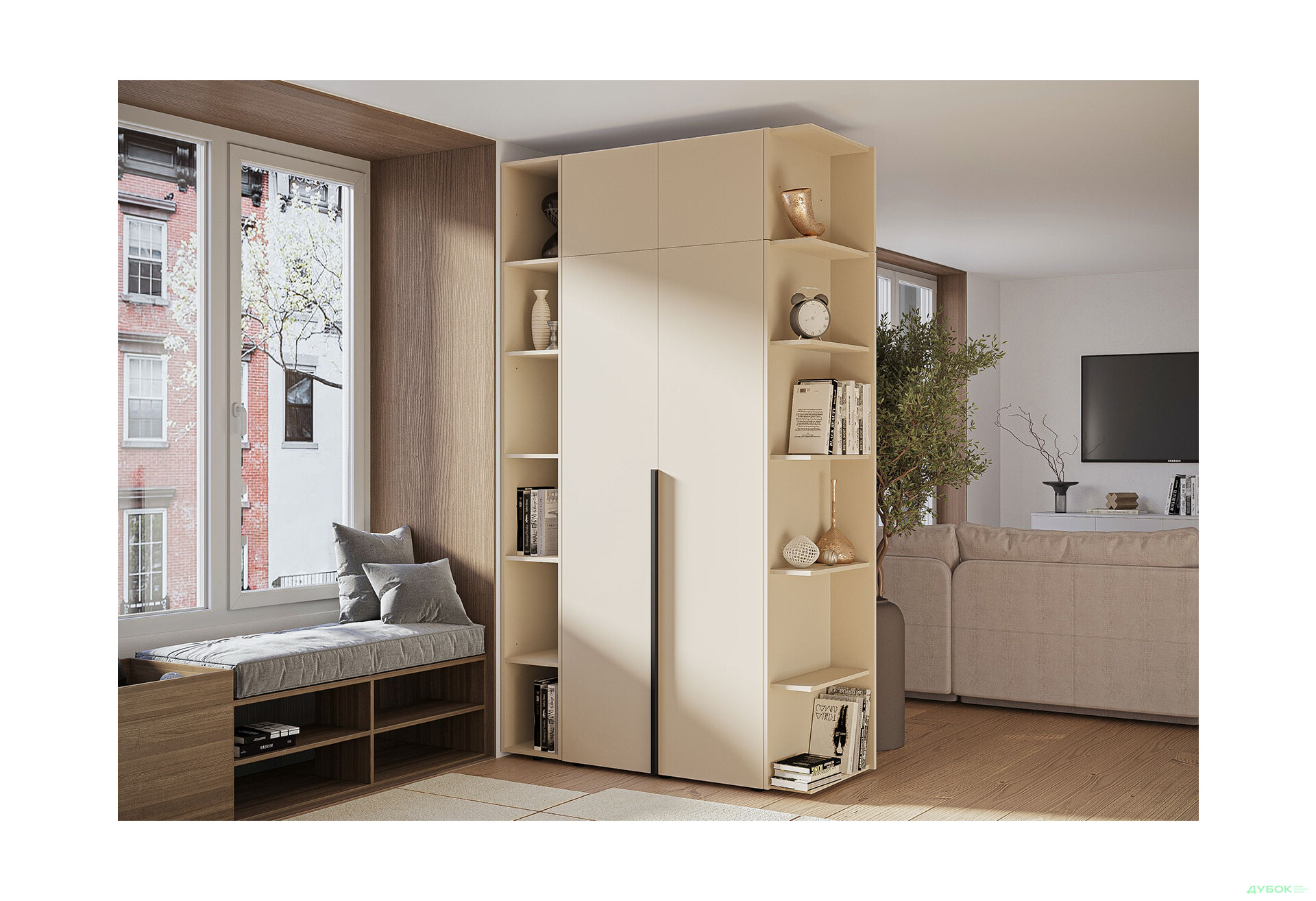 Зображення 2 - Антресоль Garant Соло КВ 53 см, кашемір