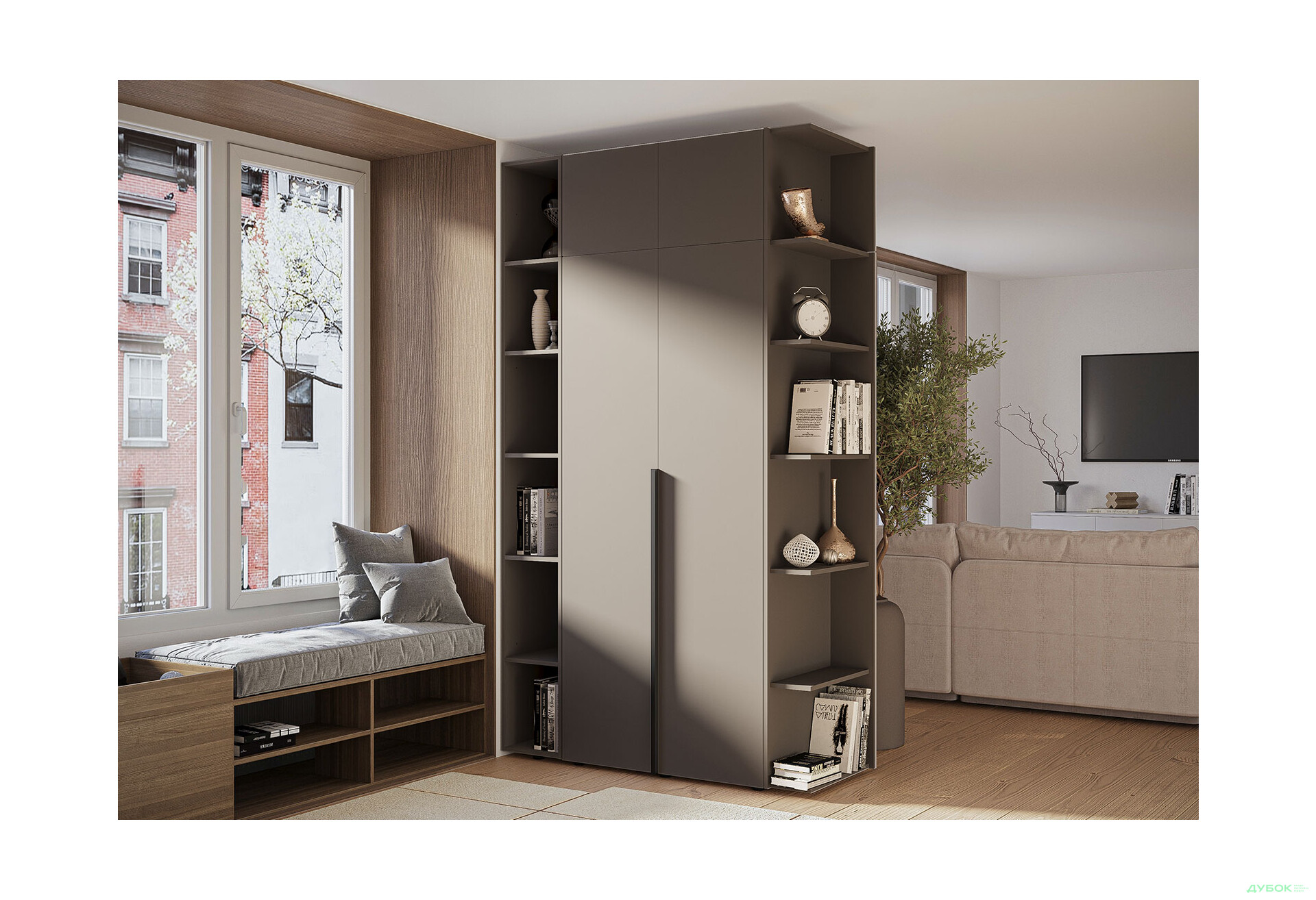 Зображення 3 - Антресоль Garant Соло КВ 53 см, графіт