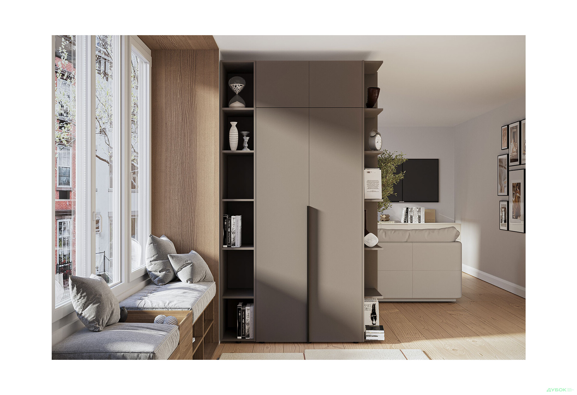 Зображення 2 - Антресоль Garant Соло КВ 53 см, графіт