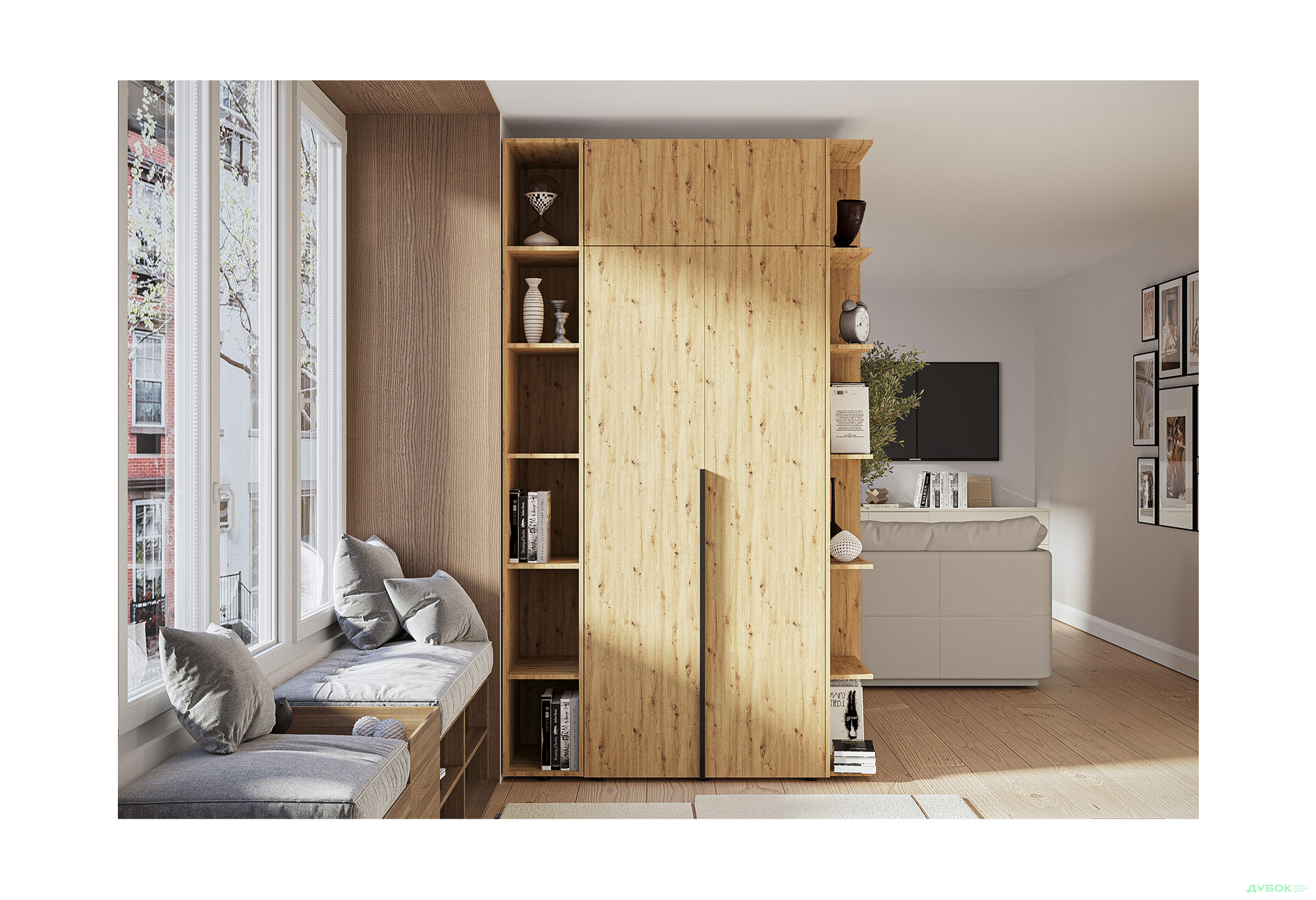 Зображення 3 - Антресоль Garant Соло КВ 53 см, дуб артизан