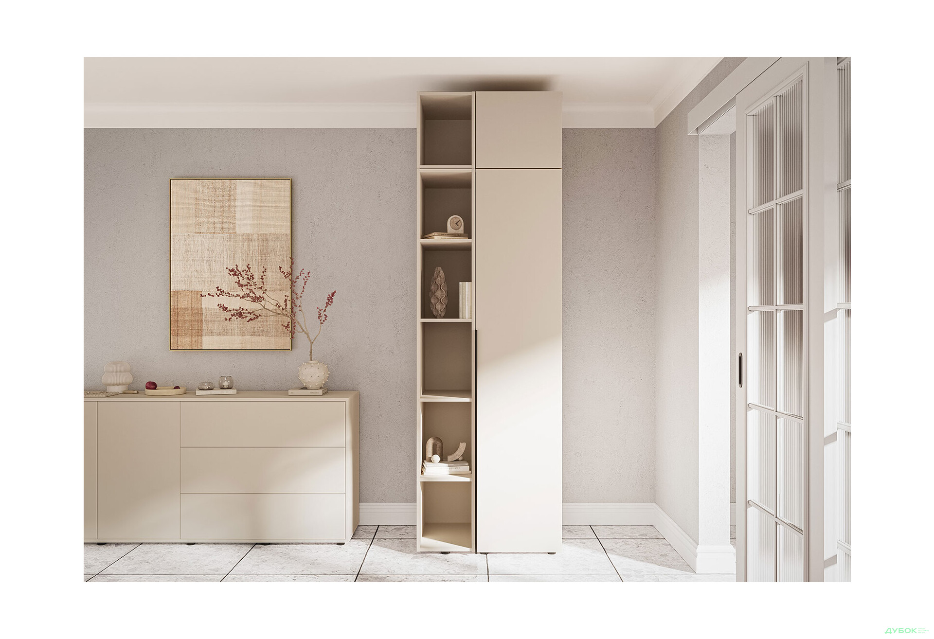 Зображення 4 - Консоль Garant Соло пряма 30 см, кашемір