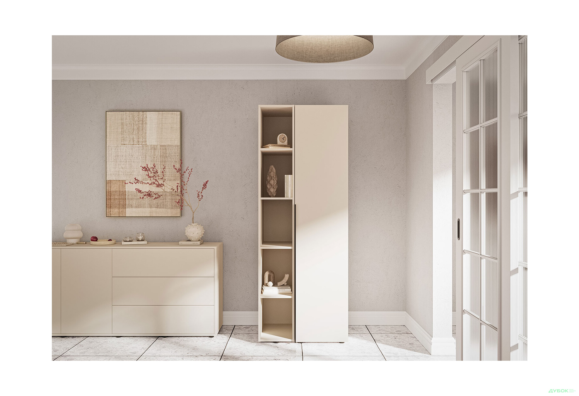 Зображення 2 - Консоль Garant Соло пряма 30 см, кашемір