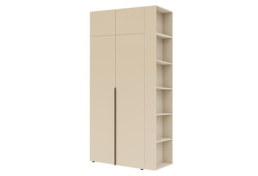 Шкаф Garant Соло 2D с закрытой консолью и антресолями 110 см, кашемир