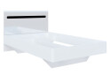 Зображення 3 - Ліжко Світ Меблів Бянко (без вкладу) 120х200 см, Біле з чорною вставкою