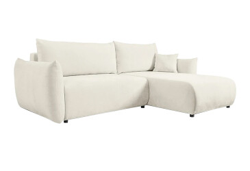 М'який куточок Perfect Home Аллора / Allora 257х177 см кут Г Світло-сірий (Melody 14)