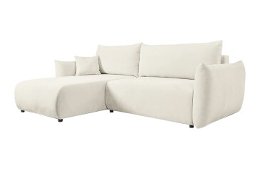 М'який куточок Perfect Home Аллора / Allora 257х177 см кут 7 Світло-сірий (Melody 14)