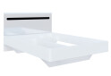 Зображення 3 - Ліжко Світ Меблів Бянко (без вкладу) 140х200 см, Біле з чорною вставкою