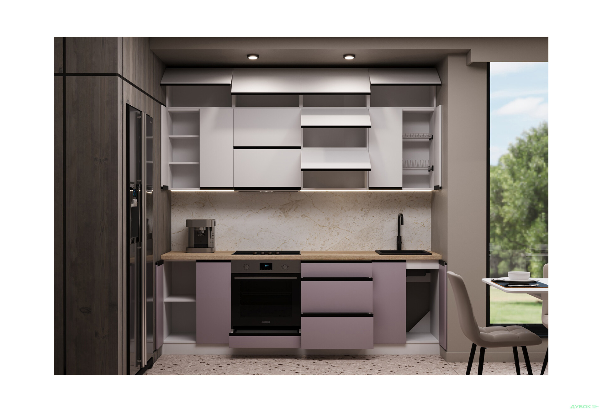 Изображение 5 - Кухня Вип-мастер Прайм Люкс / Prime Luxe 240 см, белый мат / меланж