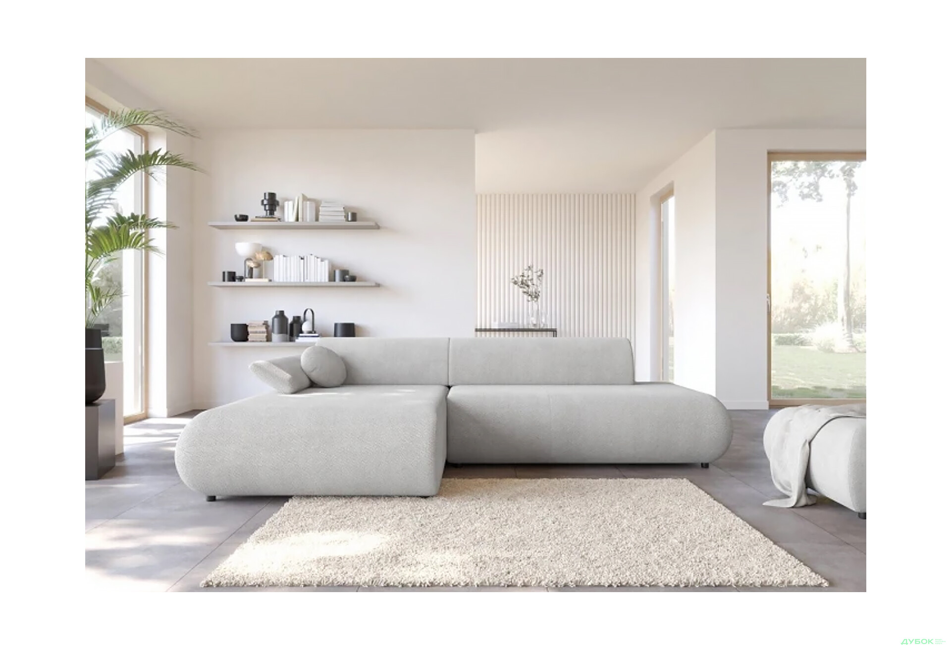 Зображення 2 - М'який куточок Perfect Home Пуенте / Puente 286х173 см кут 7 Сірий (Vinci 07)