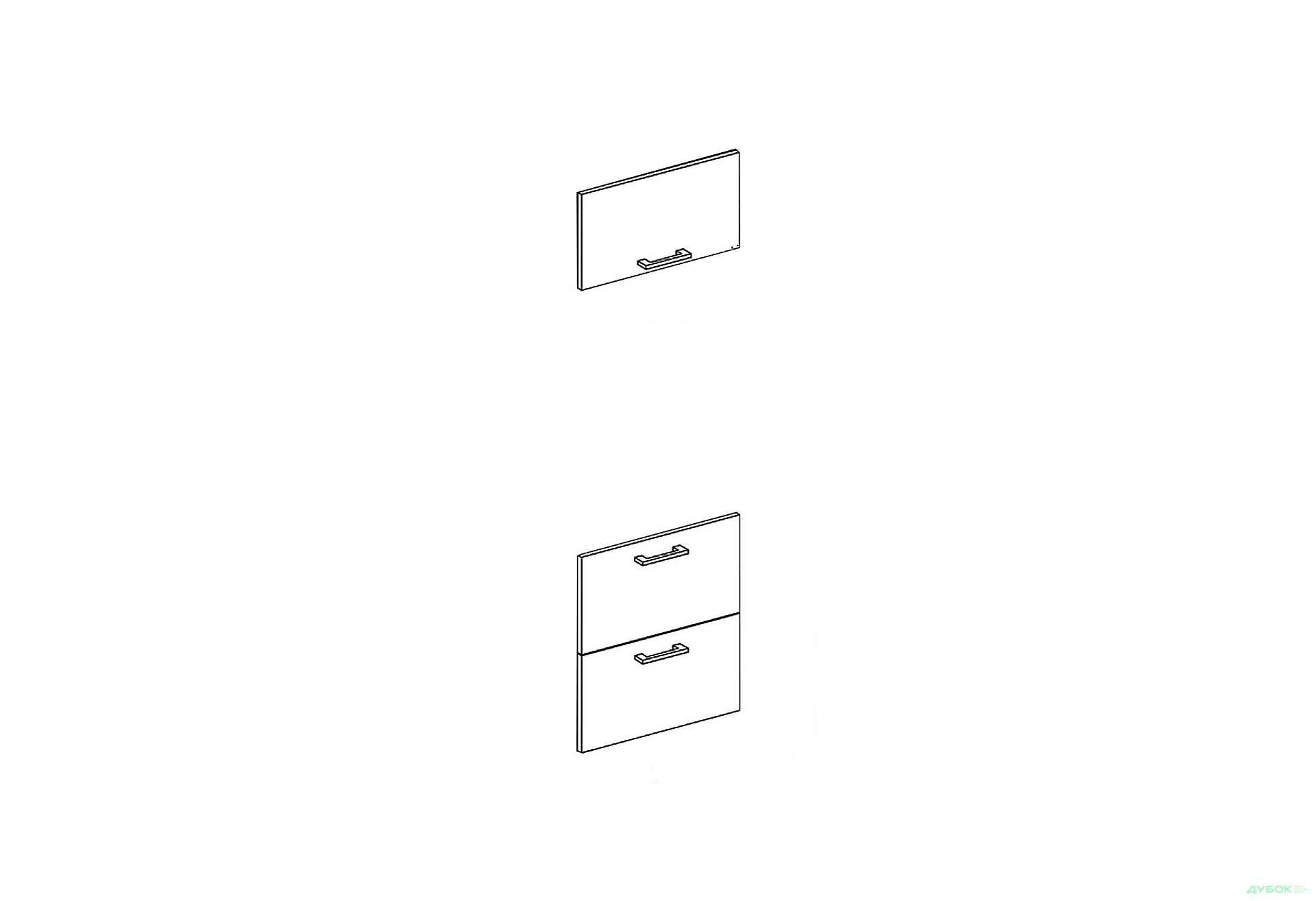 Зображення 1 - Фасад П 60 ДШ п/мікрохв. Favorit Марта / Аліса Світ Меблів