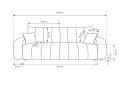 Диван Perfect Home Балу / Baloo 248х105 см, Білий (Lambi 01) - Зображення 9 Зображення 9 - Диван Perfect Home Балу / Baloo 248х105 см, Білий (Lambi 01)