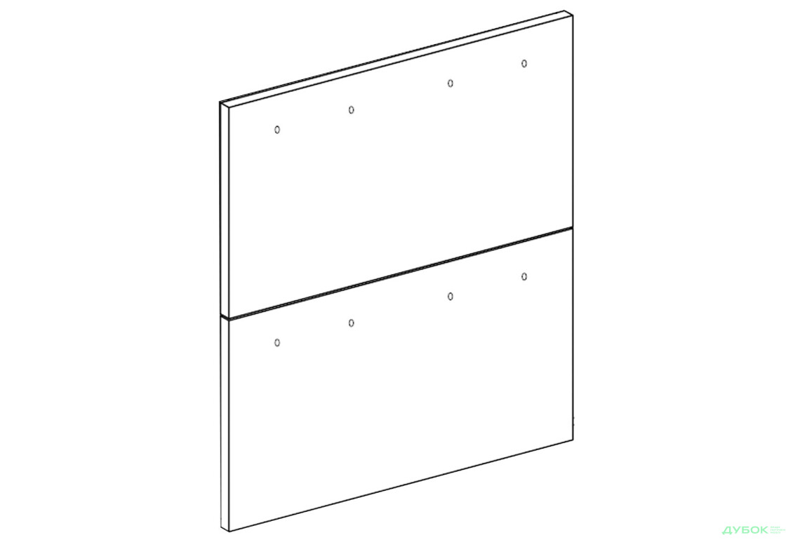 Фасад Н 80 Ш Марта / Аліса Світ Меблів