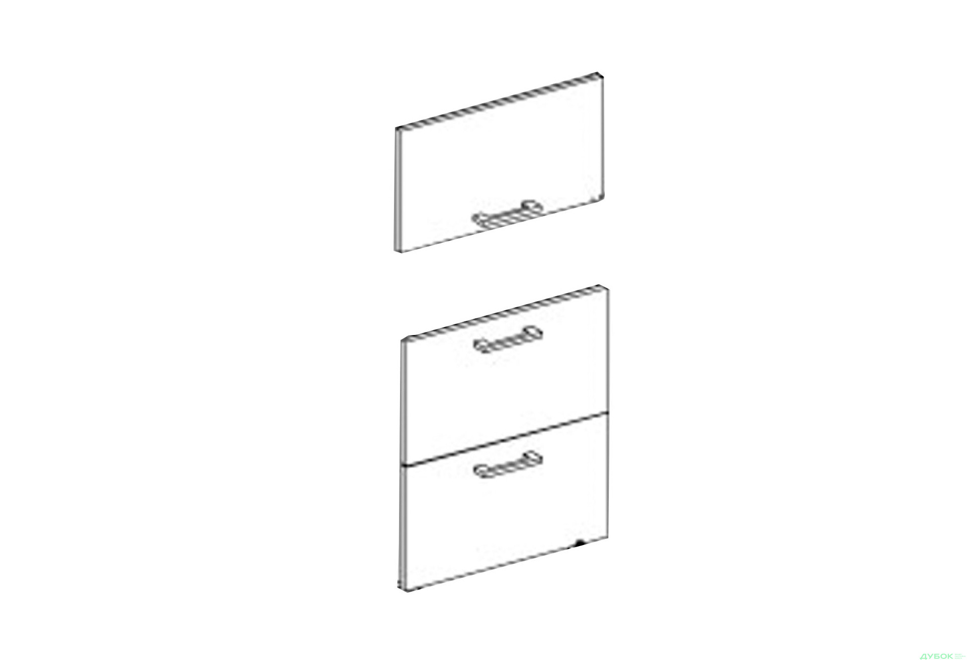Зображення 1 - Фасад П 60 ДШ п/мікрохв. Марта / Аліса Світ Меблів