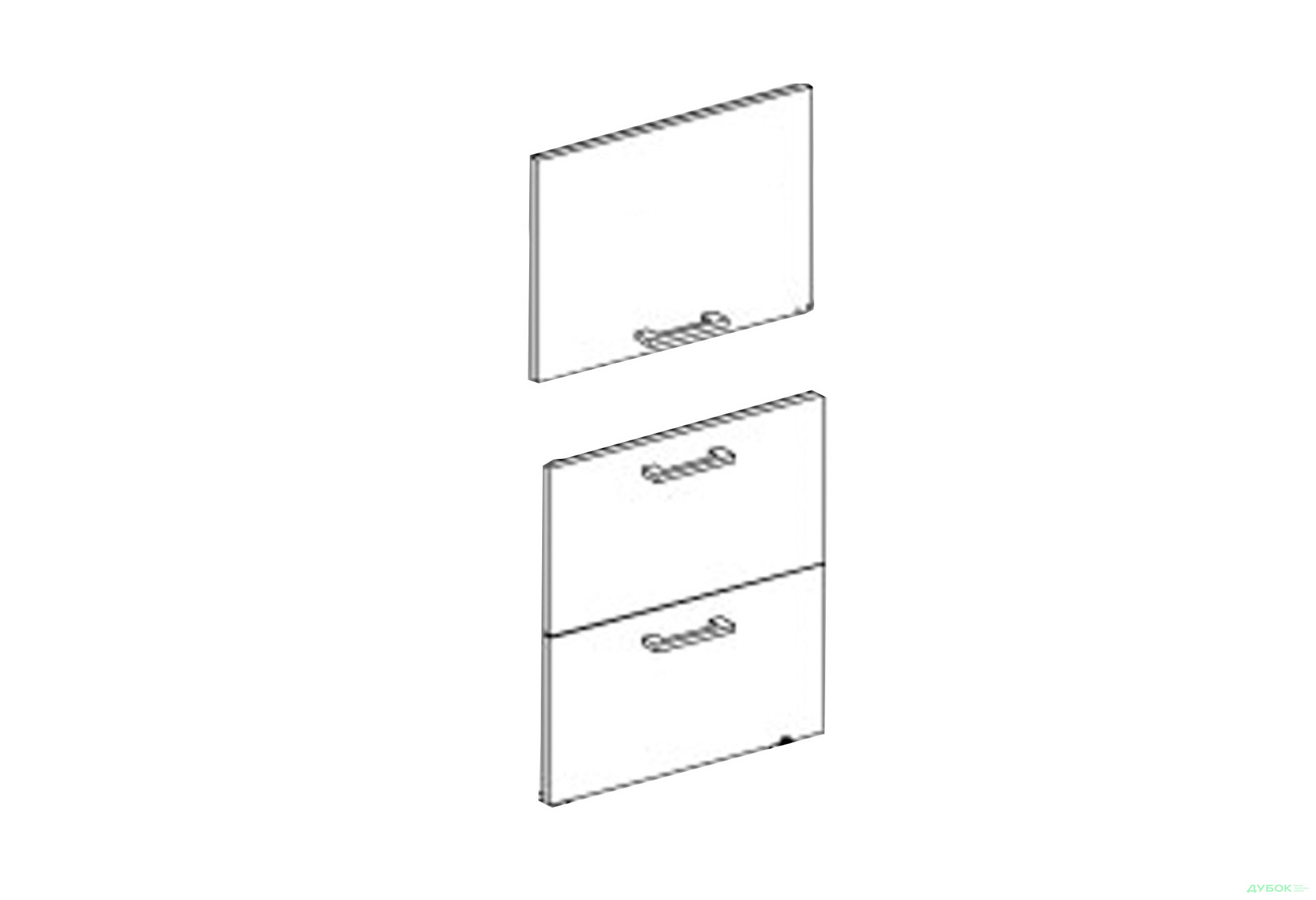 Зображення 1 - Фасад П 60 ДШ п/мікрохв. (h-920) Марта / Аліса Світ Меблів