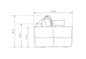 Диван Perfect Home Бейз / Baloo 245х110 см, Білий (WInd 02) - Зображення 9 Зображення 9 - Диван Perfect Home Бейз / Baloo 245х110 см, Білий (WInd 02)