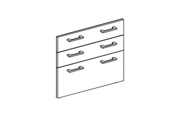 Фасад Н 80 3Ш (2+1) Марта / Аліса Світ Меблів