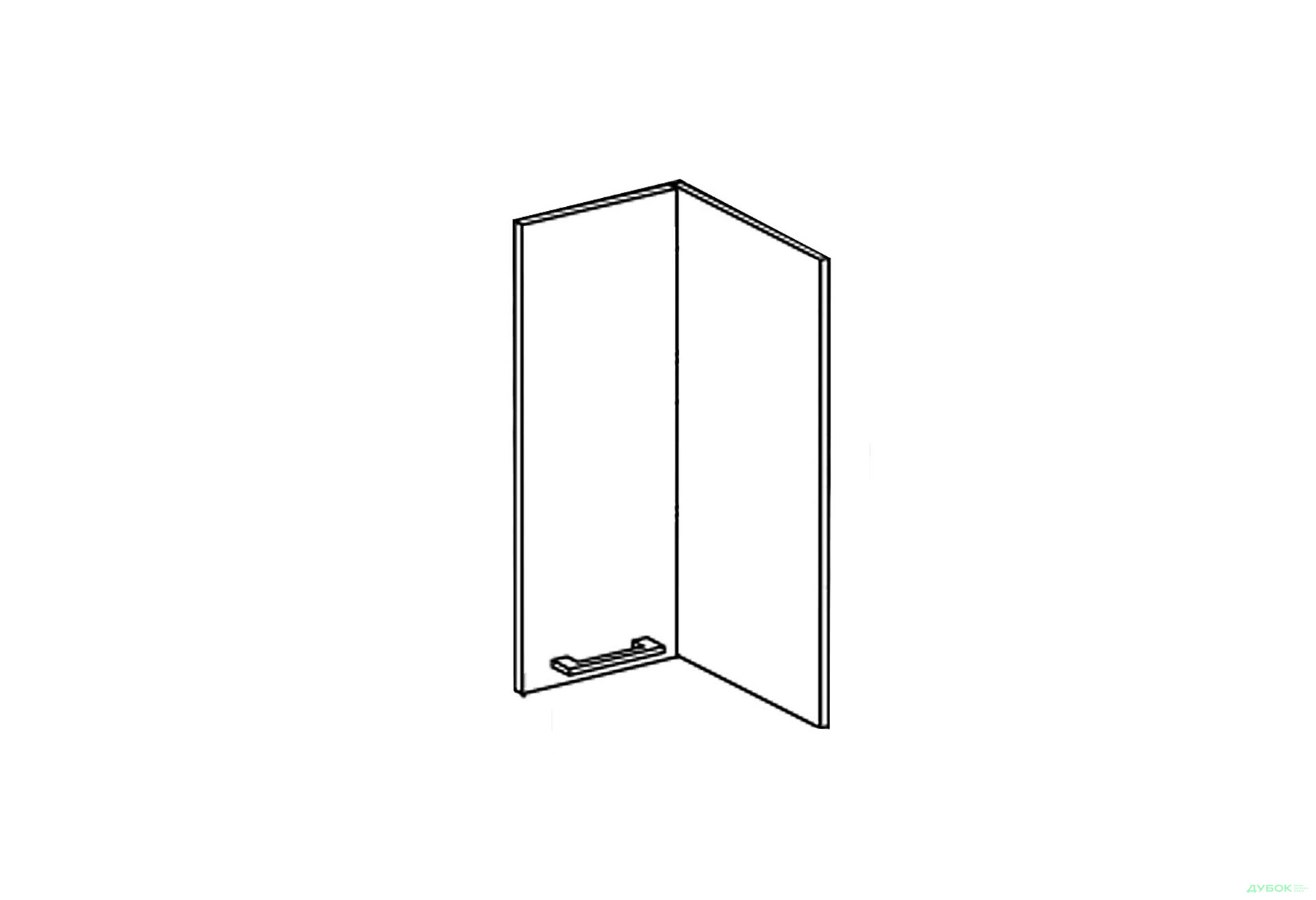 Зображення 1 - Фасад В 60x60 кут прямий Марта / Аліса Світ Меблів