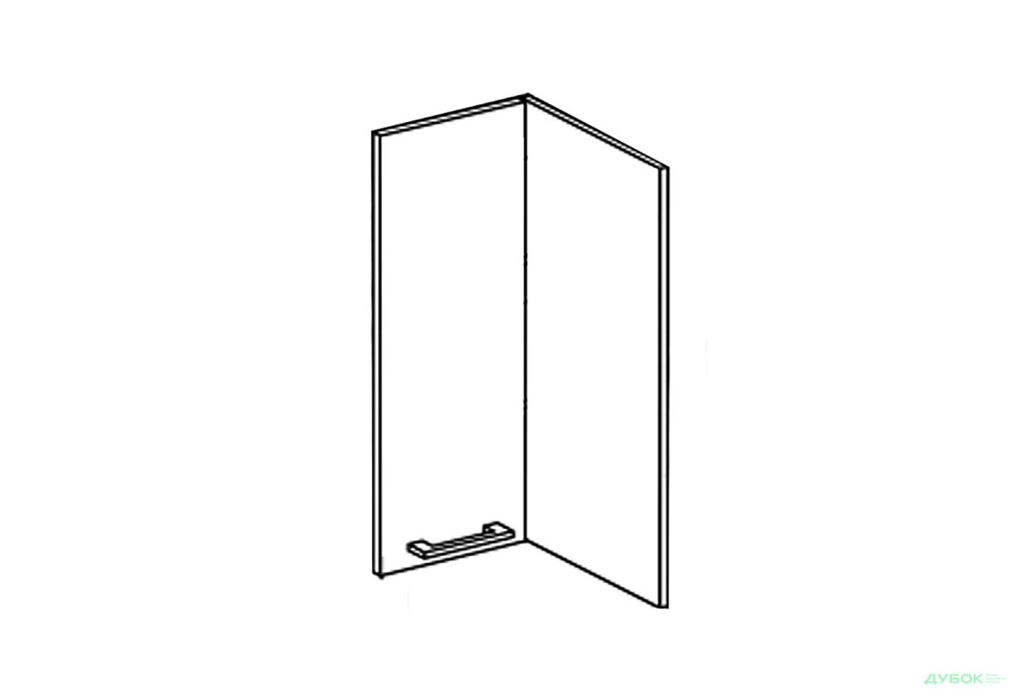 Фасад В 60x60 кут прямий Марта / Аліса Світ Меблів