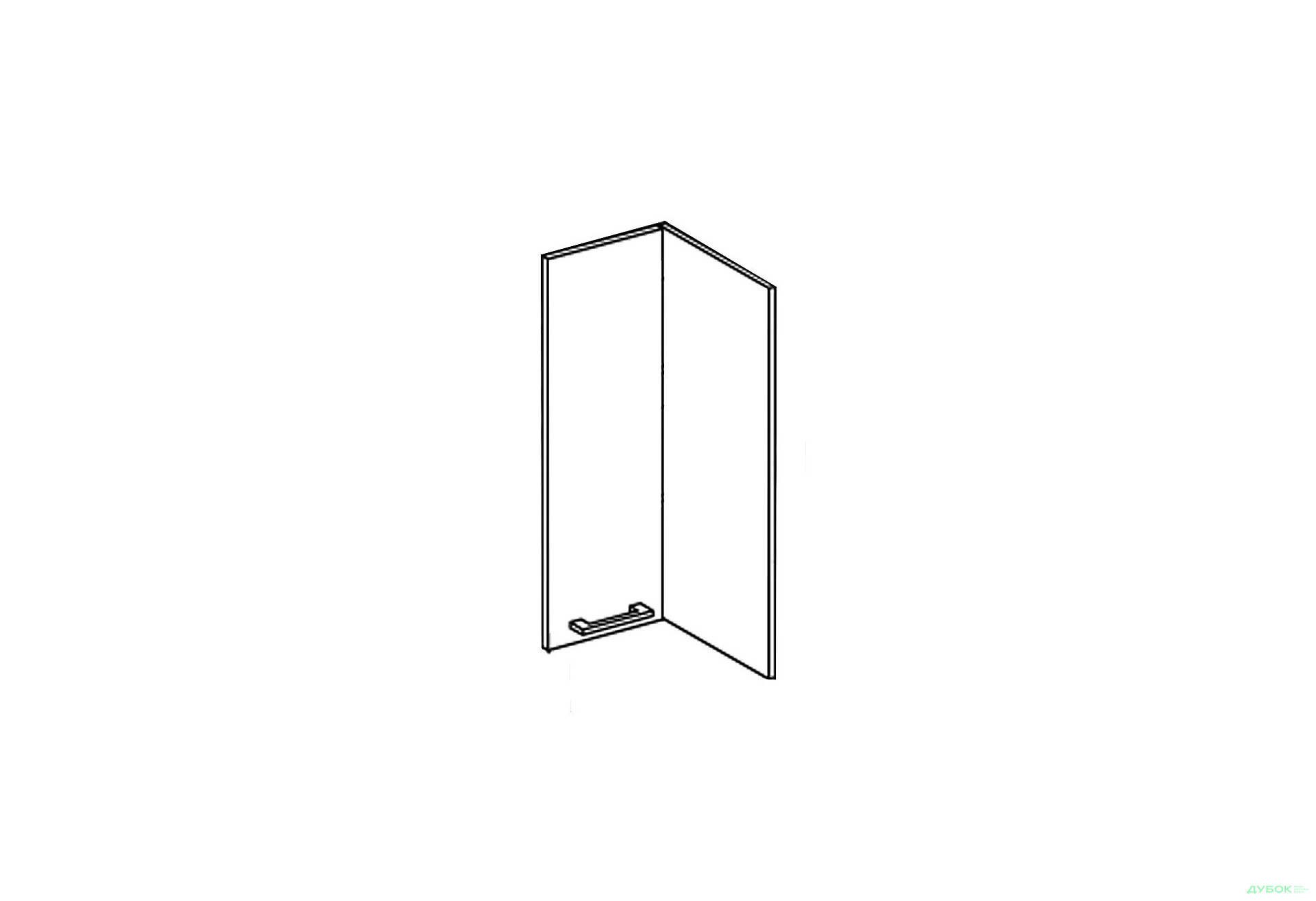 Зображення 1 - Фасад В 60x60 кут прямий (h-920) Марта / Аліса Світ Меблів