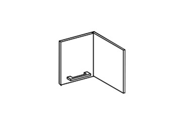 Фасад А 60x60 кут прямий (320) Марта / Аліса Світ Меблів