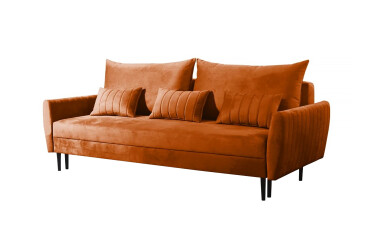 Диван Perfect Home Фрежа / Frezja 222х98 см, Помаранчеий (Velutto 33)