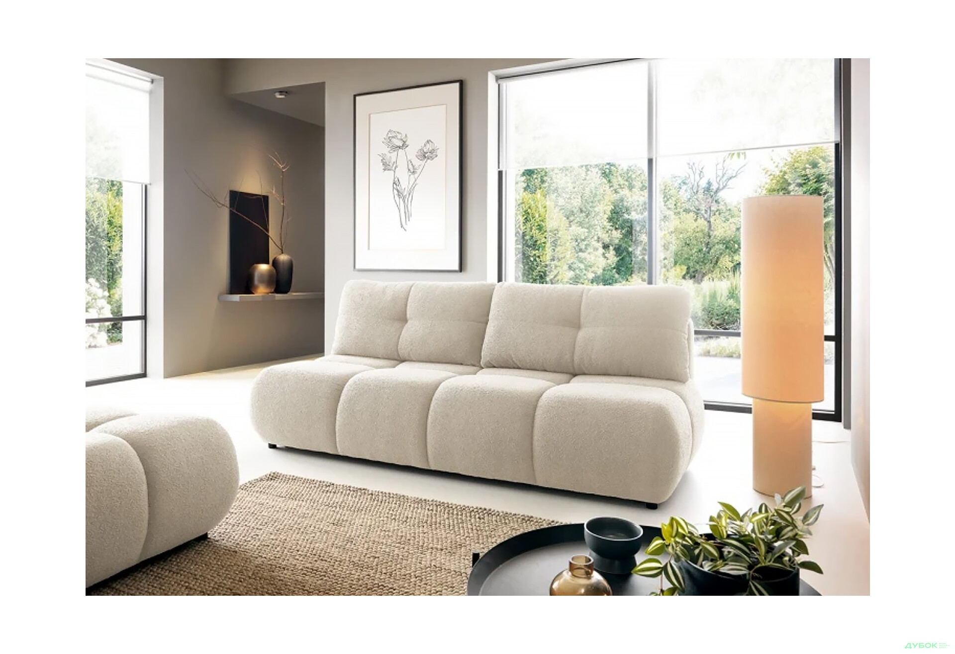 Диван Perfect Home Міло / Milo 214х104 см, Білий (Now or never 03) - Зображення 2 Зображення 2 - Диван Perfect Home Міло / Milo 214х104 см, Білий (Now or never 03)