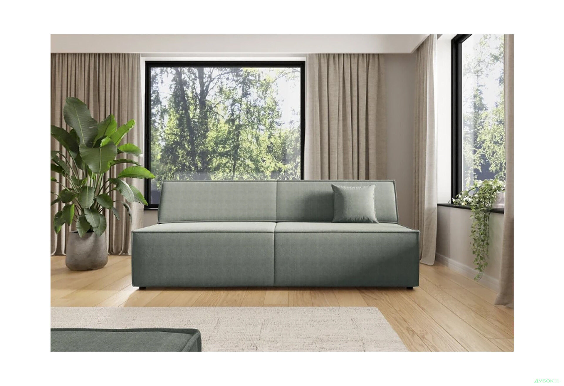 Диван Perfect Home Тілія / Tilia 202х94 см, Сірий (Dunbar 35) - Зображення 2 Зображення 2 - Диван Perfect Home Тілія / Tilia 202х94 см, Сірий (Dunbar 35)