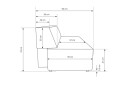 Диван Perfect Home Тілія / Tilia 202х94 см, Сірий (Dunbar 35) - Зображення 10 Зображення 10 - Диван Perfect Home Тілія / Tilia 202х94 см, Сірий (Dunbar 35)