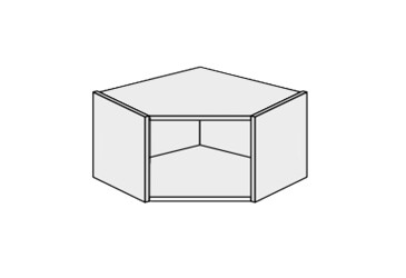 Корпус Кут В 45° 1дв 600х600 360мм