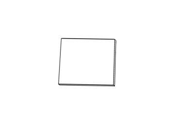 Фасад УголВ 45° 1дв 600х600 360мм Мери Pro Blum МироМарк