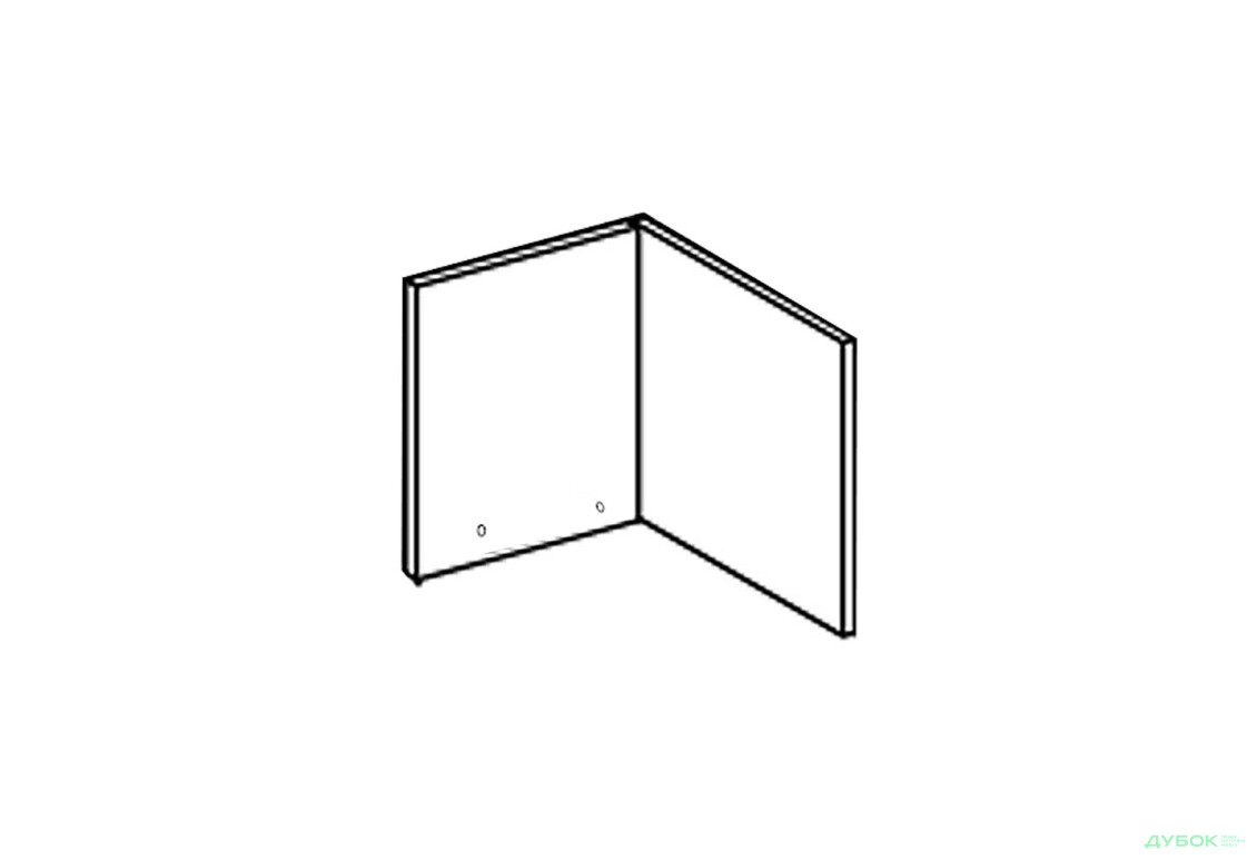 Фасад А 60x60 кут прямий (320) Марта / Аліса Лак Світ Меблів - Зображення 1 Зображення 1 - Фасад А 60x60 кут прямий (320) Марта / Аліса Лак Світ Меблів