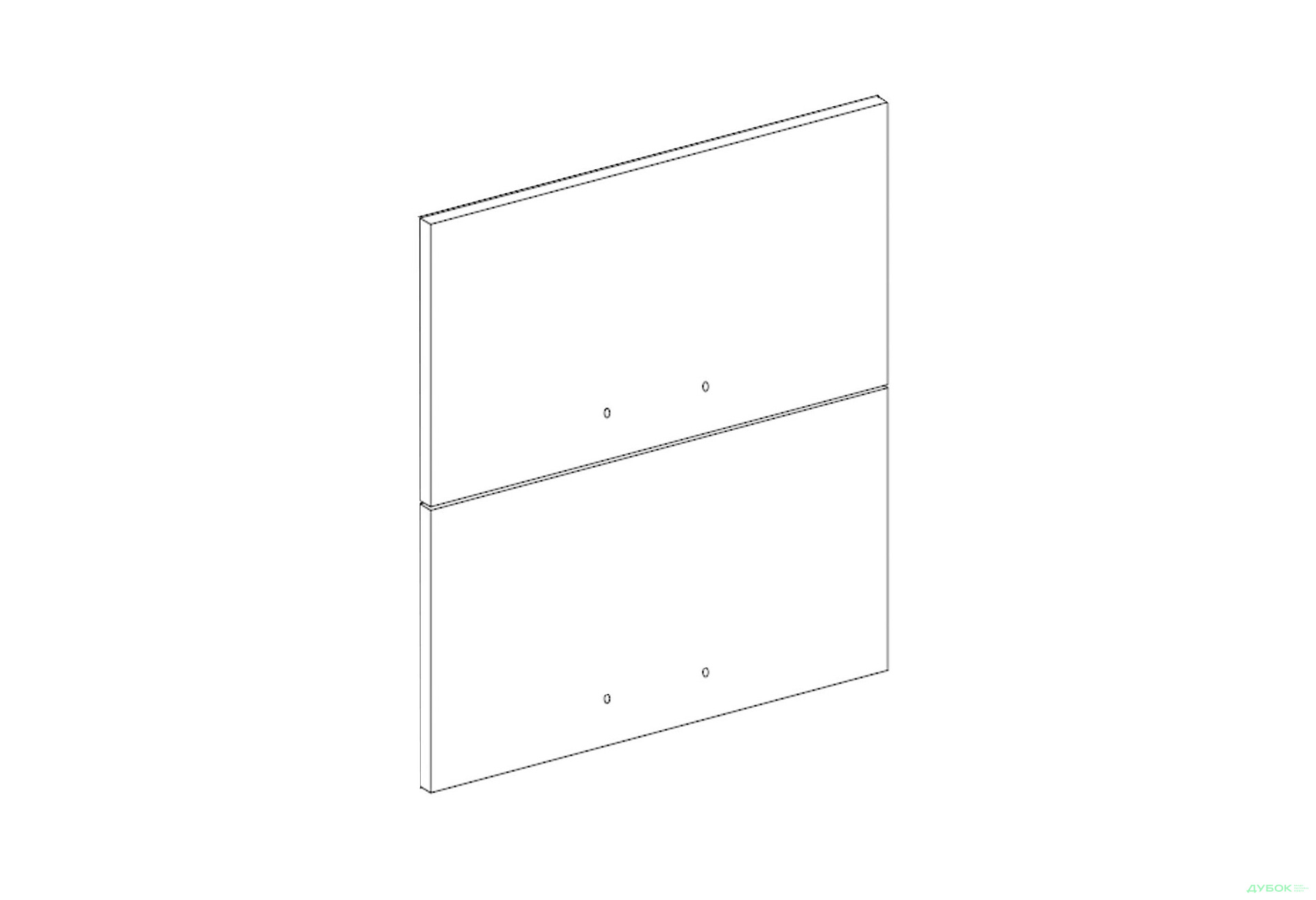 Зображення 1 - Фасад В 60 Б Марта / Аліса Лак Світ Меблів
