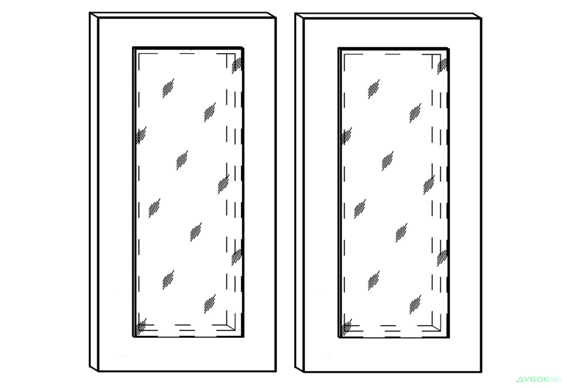 Фасад В 60 Ск Марта / Аліса Лак Світ Меблів