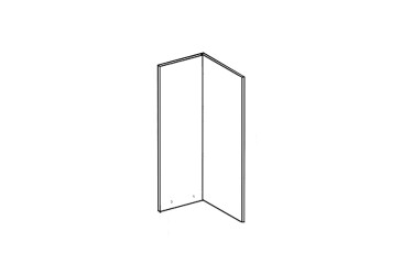 Фасад В 60x60 кут прямий (h-920) Марта / Аліса Лак Світ Меблів