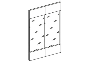 Фасад В 80 Ск (920) Марта / Аліса Лак Світ Меблів