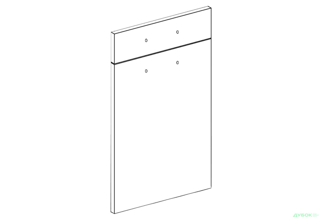 Фасад Н 40 ДШ Favorit Марта / Алиса Лак Svit Mebliv