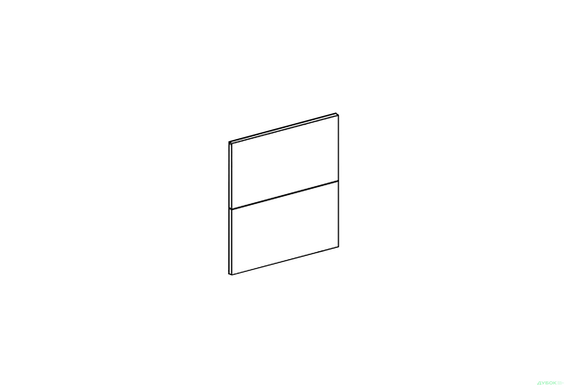 Зображення 1 - Фасад Н 60 Ш (+ВШ) Марта / Аліса Лак Світ Меблів