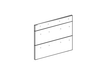 Фасад Н 80 3Ш (1+2) Марта / Аліса Лак Світ Меблів