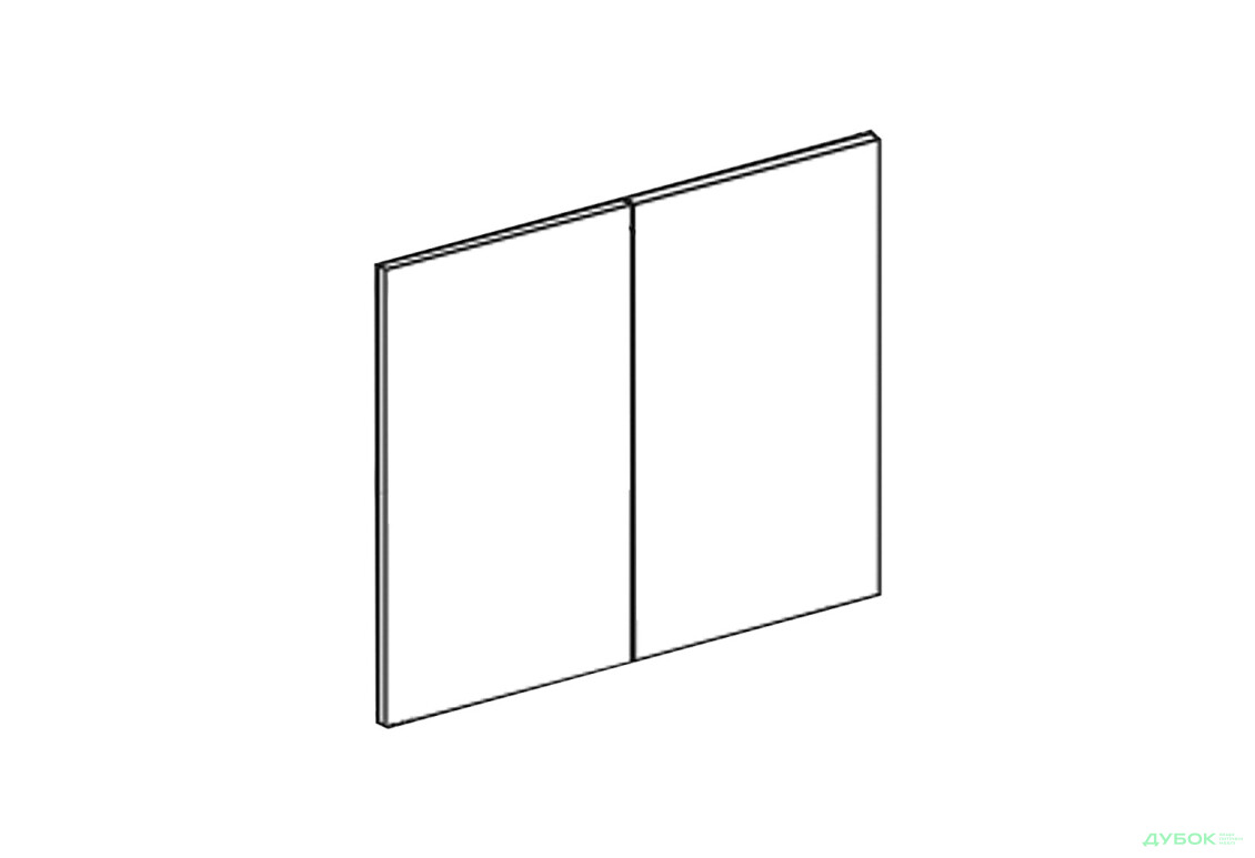 Фасад Н 80 Марта / Аліса Лак Світ Меблів