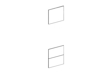 Фасад П 60 ДШ п/мікрохв. (h-920) Favorit Марта / Аліса Лак Світ Меблів