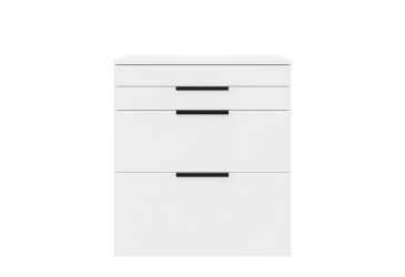 Туалетний столик Світ Меблів Лола з шухлядами, підйомним дзеркалом та висувною банкеткою на колесах 70 см, Німфеа альба