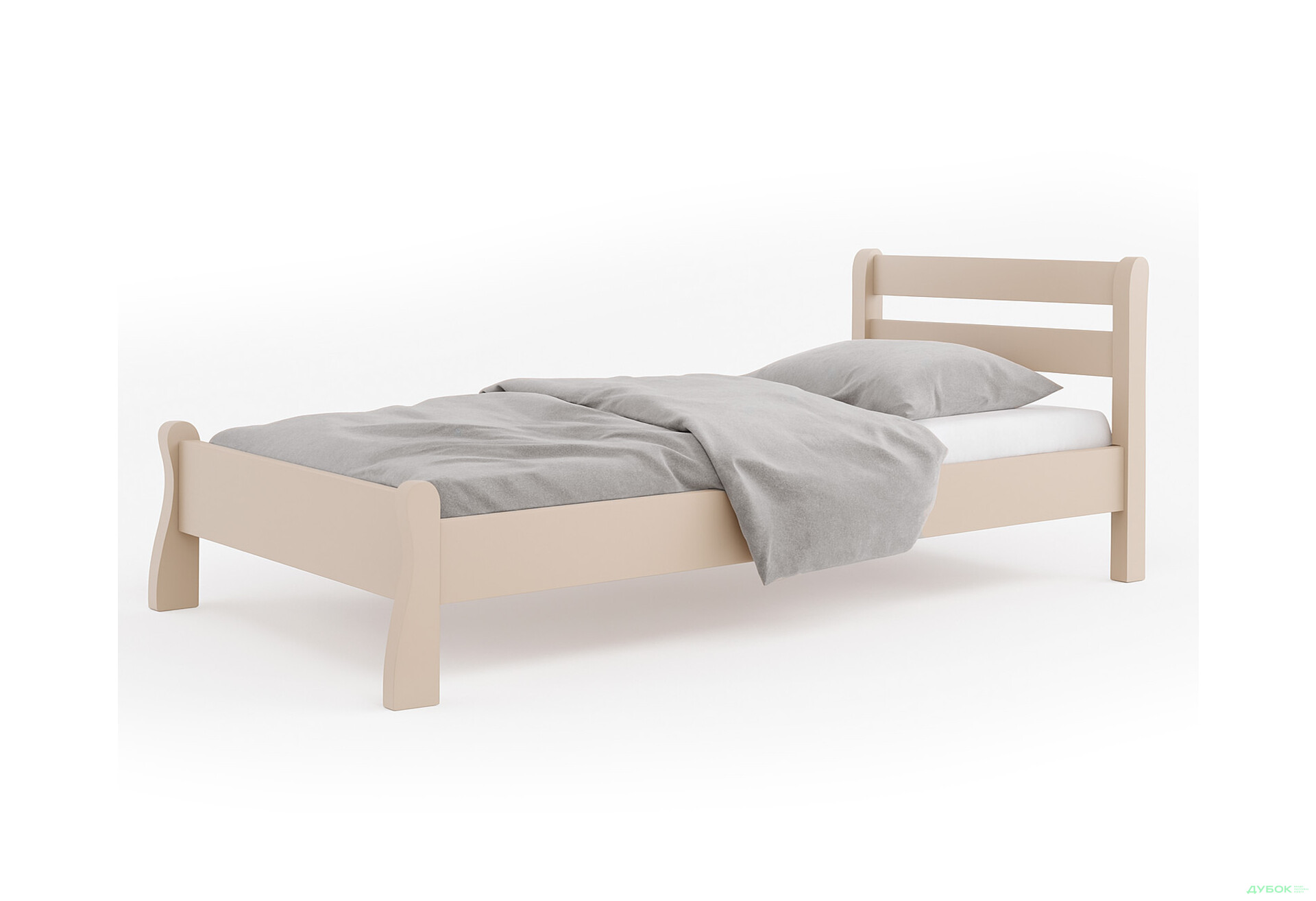 Изображение 1 - Кровать Arbor Drev Венеция 90х190, бук, кашемир