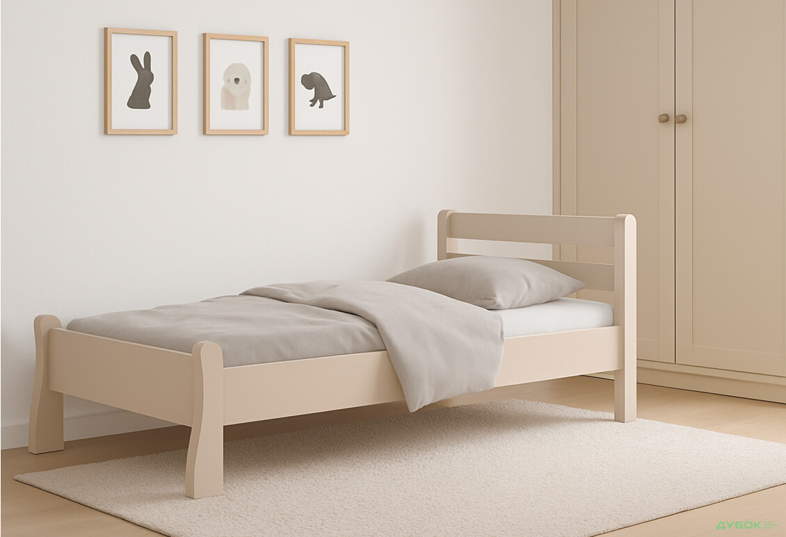 Изображение 2 - Кровать Arbor Drev Венеция 90х190, бук, кашемир