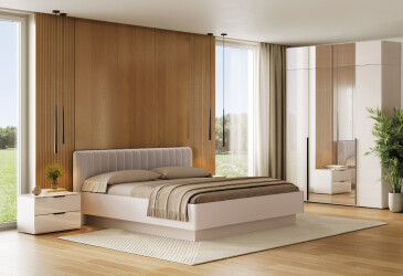 Модульна спальня Лори / Lori МироМарк глянец кашемир