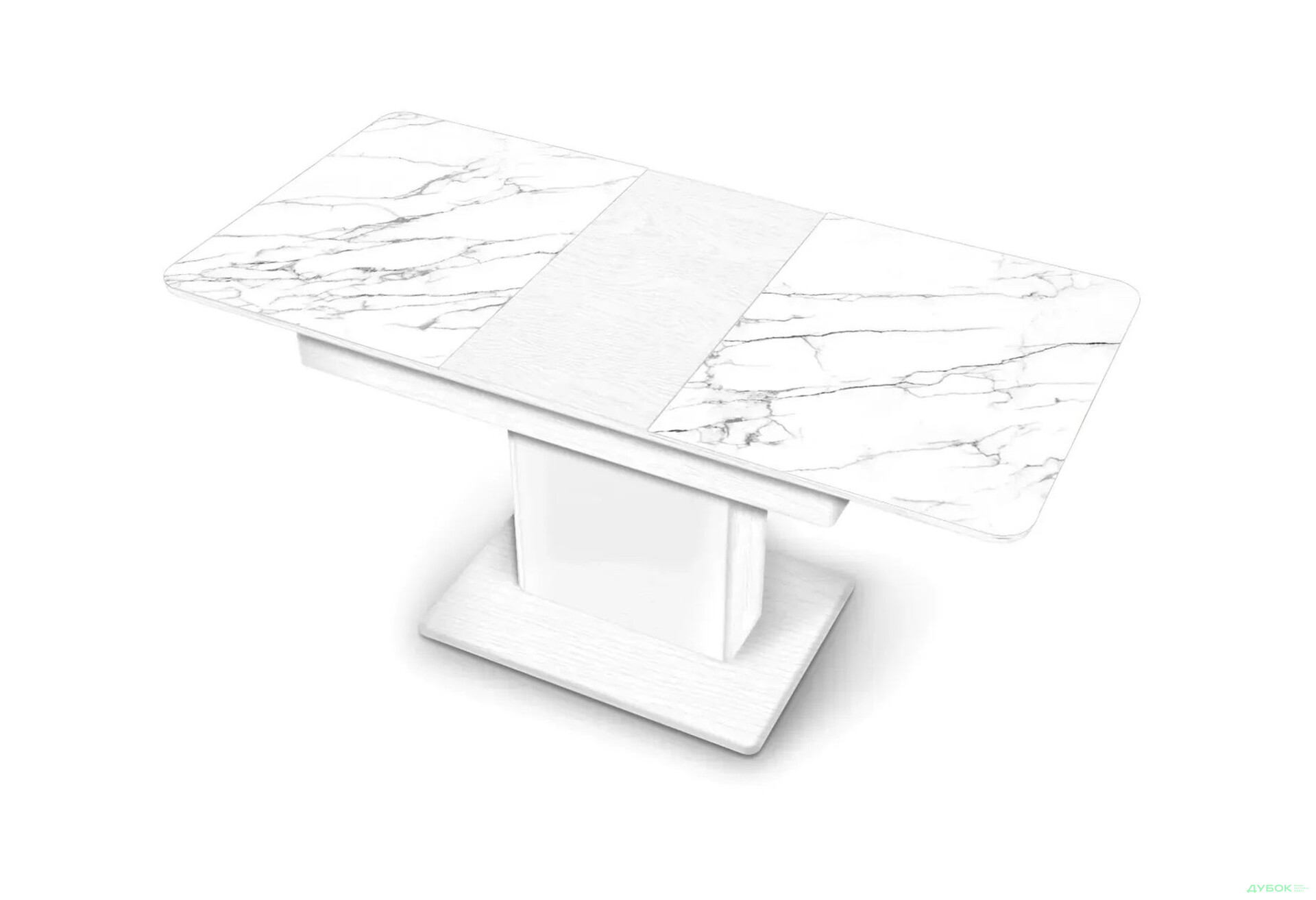 Изображение 3 - Стол кухонный Jam Бостон Т раскладной, 140 / 180 см, белое дерево / бриллиант