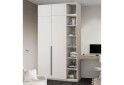 Шафа MebelStar Оскар 2-дверна 140 см зі стелажем та антресоллю, Кашемір - Зображення 2 Зображення 2 - Шафа MebelStar Оскар 2-дверна 140 см зі стелажем та антресоллю, Кашемір
